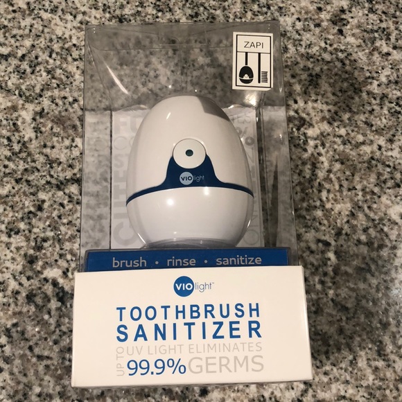 NWT ZAPI Toothbrush Sanitizer Using UV Light - Picture 2 of 13